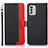 Leather Case Stands Flip Cover Holder A09D for Nokia G60 5G Black