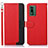 Leather Case Stands Flip Cover Holder A09D for Nokia XR21 Red