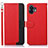 Leather Case Stands Flip Cover Holder A09D for Nothing Phone 2 Red