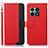 Leather Case Stands Flip Cover Holder A09D for OnePlus 10 Pro 5G Red