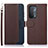 Leather Case Stands Flip Cover Holder A09D for Oppo A54 5G
