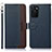 Leather Case Stands Flip Cover Holder A09D for Oppo A55S 5G