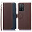 Leather Case Stands Flip Cover Holder A09D for Oppo A56 5G