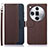 Leather Case Stands Flip Cover Holder A09D for Oppo Find X7 5G