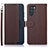 Leather Case Stands Flip Cover Holder A09D for Oppo K9 Pro 5G