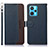 Leather Case Stands Flip Cover Holder A09D for Realme 9 4G Blue