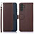 Leather Case Stands Flip Cover Holder A09D for Samsung Galaxy A04s