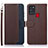 Leather Case Stands Flip Cover Holder A09D for Samsung Galaxy A21s