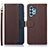 Leather Case Stands Flip Cover Holder A09D for Samsung Galaxy A32 4G