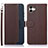 Leather Case Stands Flip Cover Holder A09D for Samsung Galaxy M04