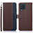 Leather Case Stands Flip Cover Holder A09D for Samsung Galaxy M32 4G