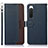 Leather Case Stands Flip Cover Holder A09D for Sony Xperia 10 IV Blue