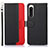 Leather Case Stands Flip Cover Holder A09D for Sony Xperia 5 IV Black