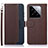 Leather Case Stands Flip Cover Holder A09D for Xiaomi Mi 14 Pro 5G