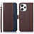 Leather Case Stands Flip Cover Holder A09D for Xiaomi Redmi 12 4G