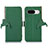 Leather Case Stands Flip Cover Holder A10D for Google Pixel 8a 5G Green