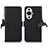 Leather Case Stands Flip Cover Holder A10D for Huawei Nova 11 Pro Black