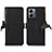 Leather Case Stands Flip Cover Holder A10D for Motorola Moto G14 Black