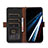 Leather Case Stands Flip Cover Holder A10D for Nokia C12