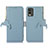 Leather Case Stands Flip Cover Holder A10D for Nokia C210 Mint Blue