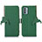 Leather Case Stands Flip Cover Holder A10D for Nokia G22 Green