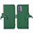 Leather Case Stands Flip Cover Holder A10D for Nokia G42 5G Green