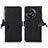 Leather Case Stands Flip Cover Holder A10D for OnePlus 11R 5G Black