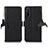 Leather Case Stands Flip Cover Holder A10D for Sony Xperia 1 V Black