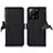 Leather Case Stands Flip Cover Holder A10D for Xiaomi Mi 13T 5G Black