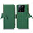 Leather Case Stands Flip Cover Holder A10D for Xiaomi Mi 13T 5G Green