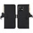 Leather Case Stands Flip Cover Holder A11D for Motorola Moto X40 5G Black