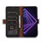 Leather Case Stands Flip Cover Holder A11D for OnePlus Ace 2 5G