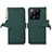 Leather Case Stands Flip Cover Holder A11D for Xiaomi Mi 13T 5G Green