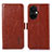 Leather Case Stands Flip Cover Holder A12D for OnePlus Nord CE 3 5G