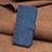 Leather Case Stands Flip Cover Holder B01F for Motorola Moto E13 Blue