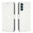 Leather Case Stands Flip Cover Holder B01F for Motorola Moto Edge S30 5G White