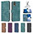 Leather Case Stands Flip Cover Holder B01F for Nokia C210