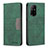 Leather Case Stands Flip Cover Holder B01F for Oppo A94 5G Green