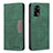 Leather Case Stands Flip Cover Holder B01F for Oppo F19 Green