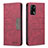 Leather Case Stands Flip Cover Holder B01F for Oppo F19 Red