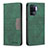 Leather Case Stands Flip Cover Holder B01F for Oppo Reno5 F Green