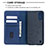 Leather Case Stands Flip Cover Holder B01F for Samsung Galaxy A01 SM-A015