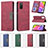 Leather Case Stands Flip Cover Holder B01F for Samsung Galaxy A02s