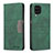 Leather Case Stands Flip Cover Holder B01F for Samsung Galaxy A12 5G Green