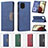 Leather Case Stands Flip Cover Holder B01F for Samsung Galaxy A12