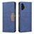 Leather Case Stands Flip Cover Holder B01F for Samsung Galaxy A13 4G Blue