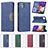 Leather Case Stands Flip Cover Holder B01F for Samsung Galaxy A22s 5G