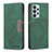 Leather Case Stands Flip Cover Holder B01F for Samsung Galaxy A23 4G Green