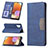 Leather Case Stands Flip Cover Holder B01F for Samsung Galaxy A32 5G