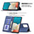 Leather Case Stands Flip Cover Holder B01F for Samsung Galaxy A53 5G